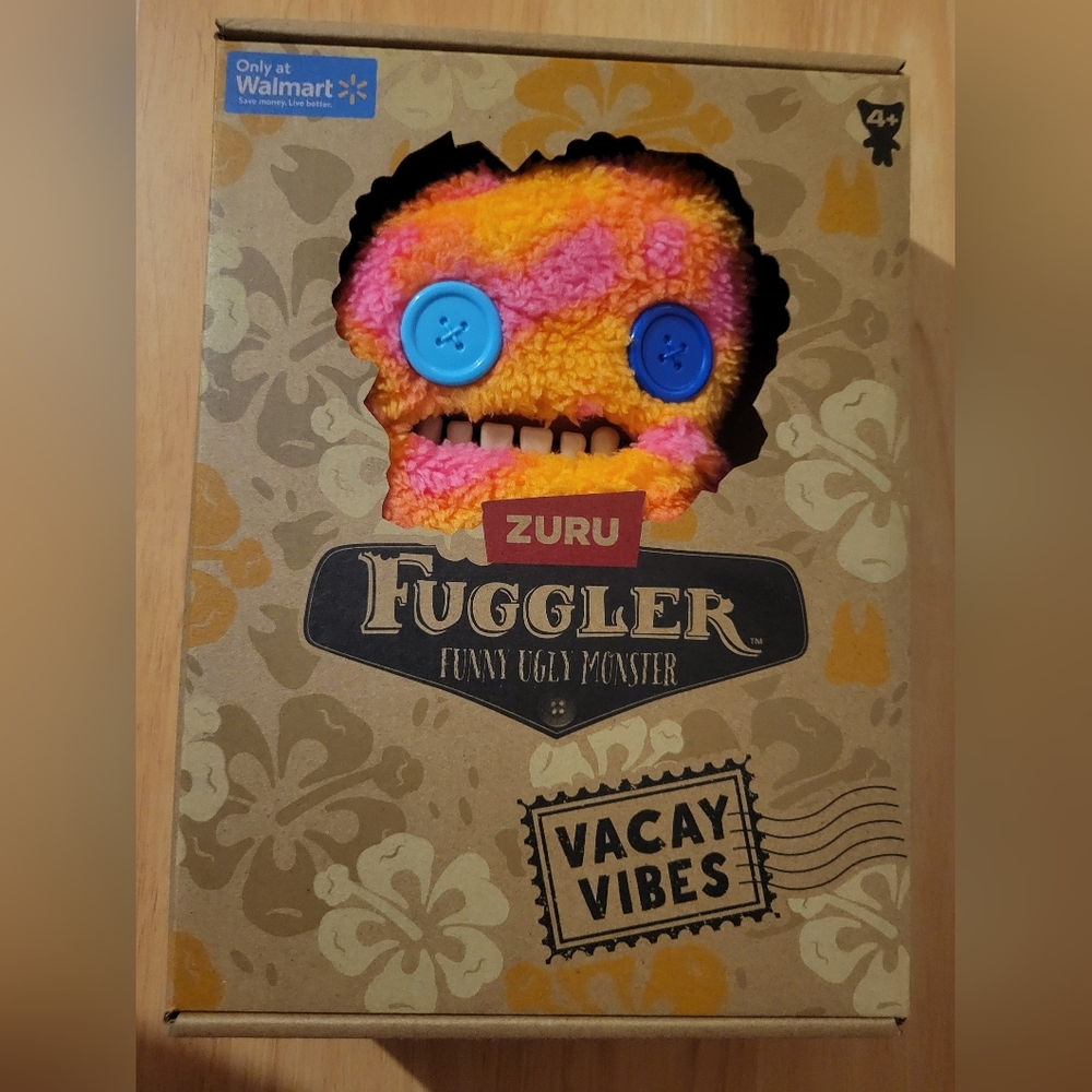 Fuggler Vacay Vibes 9" (Sir Plodge A Lot) Funny Ugly Monster Soft Plush By ZURU